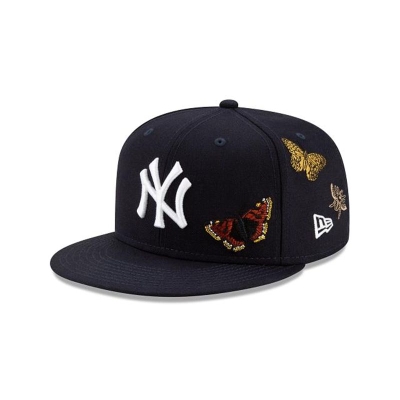 New York Yankees Gorra | New Era MLB X Felt 59fifty Fitted Cap Mexico - Azules